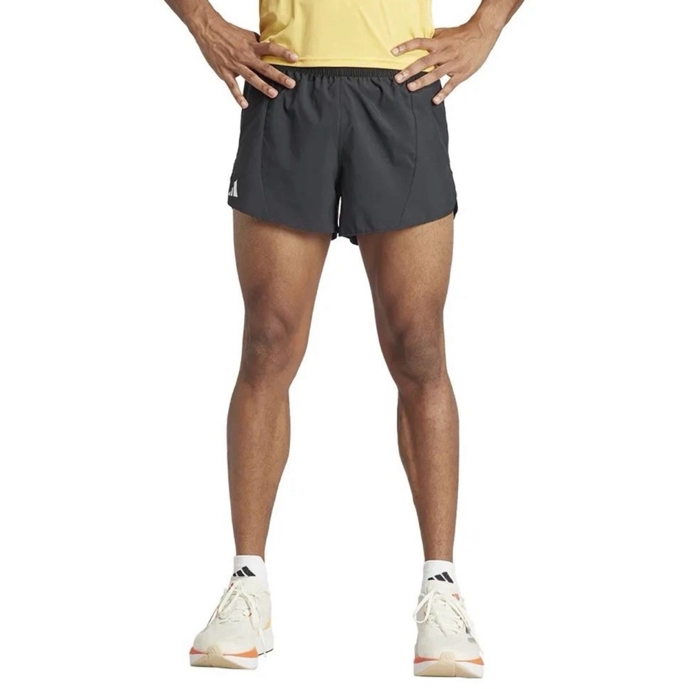NWT adidas Adizero Split Running Shorts Black Men's 3 “ Inseam #IN1159 US Large